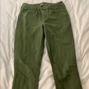 Old Navy Green Rockstar jeans